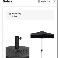 parasol and base