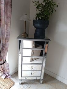 5 drawer mirror unit