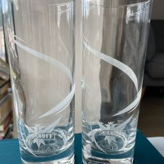 Two Smirnoff Glasses