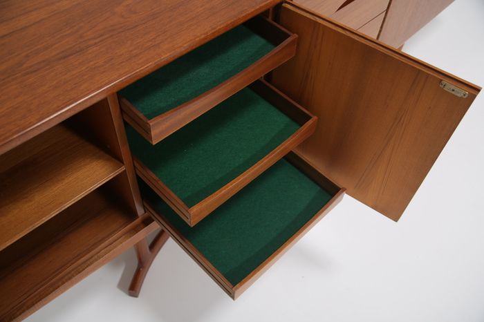 Mid-Century Danish Teak Sideboard Model HB20 by Johannes Andersen for Hans Bech, 1960s