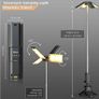 Telescopic Camping Lights Rechargeable 14000 mAh Led Multifunction Magnetic Lanterns Job Site Lighting Cordless Dimmable Camping Tent Lamp Portable Power Supply 6000LM IPX5 Waterproof Image 2