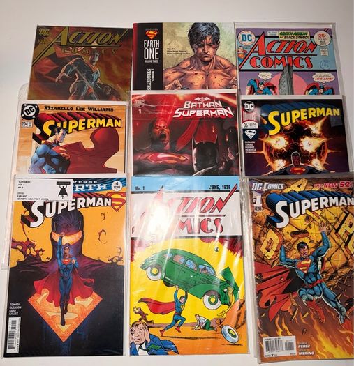 Large Comic Collection Job Lot , DC Marvel Star Wars Superman Batman Flash SpiderMan