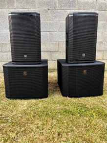 Electro Voice ETX 2 Subs 2 Full Range Audio Speakers