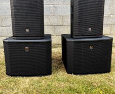 Electro Voice ETX 2 Subs 2 Full Range Audio Speakers