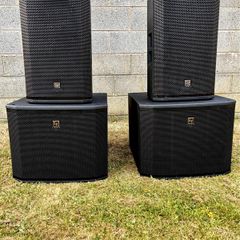 Electro Voice ETX 2 Subs 2 Full Range Audio Speakers