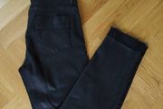 Luisa Cerano Coated Skinny Slim Crop Jeans