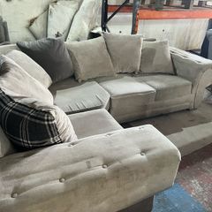 Grey corner Verona sofa couch