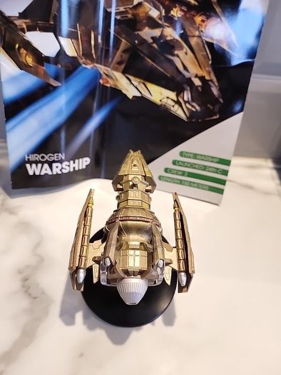 star trek eaglemoss hirogen warship