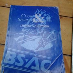 Club & Sports Diver Student Study Book for Sale