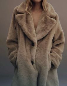 Zara Faux Fur Coat