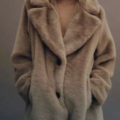 Zara Faux Fur Coat