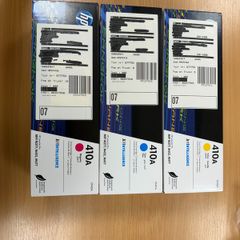 Genuine HP 410A Toner Cartridges - Cyan Magenta Yellow - New Sealed