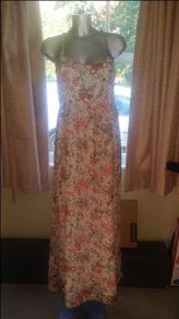 George maxi print dress size UK16 EUR44 Standard lenght Postage included
