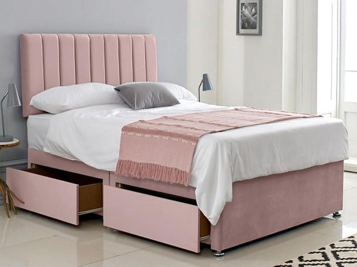 Divan Double & King Size Bed Frame With Mattress