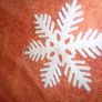 Tinseled Snowflake Decoration for Sale Image 2