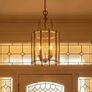 Large panelled glass lantern Image 2