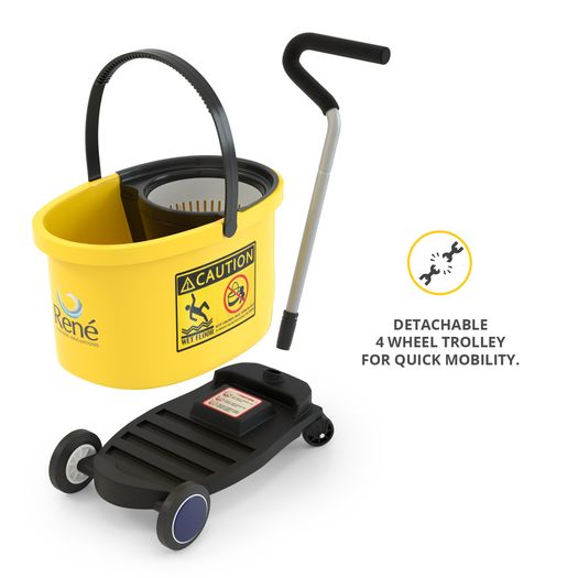 Spin Mop Papa Commercial Floor Cleaning System
