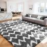 Rugs Living Room- 160x230cm Fluffy Shaggy Area Rugs for Bedroom - Large Anti Slip Rug - Washable Modern Floor Carpets - Soft Thick Pile Bedside Rug for Kids Bedroom, Nursery Image 6