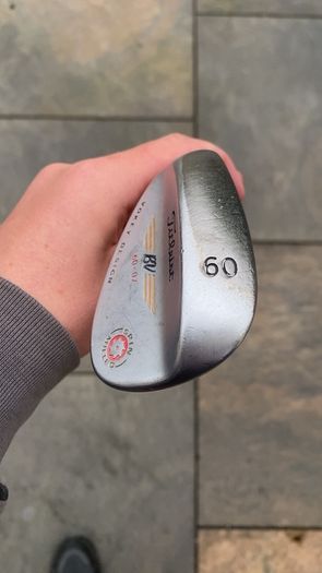 Left handed Titleist 60 degree wedge