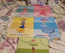 Disney children hardcover books set bundle My favourite princess tales x 5 folder
