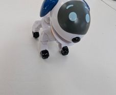 Paw Patrol Robo-Dog Mission 2" Action Figure Robot White Dog Spin Master Rare