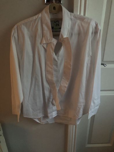 Ladies white show shirt as new