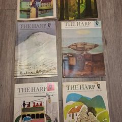 Vintage 1970's The Harp Magazine's x6