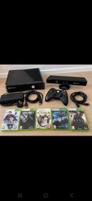 Xbox 360 Console Bundle + Kinect + 5 Games