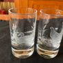 Shot wildlife engraved glasses- 6 piece set Image 3
