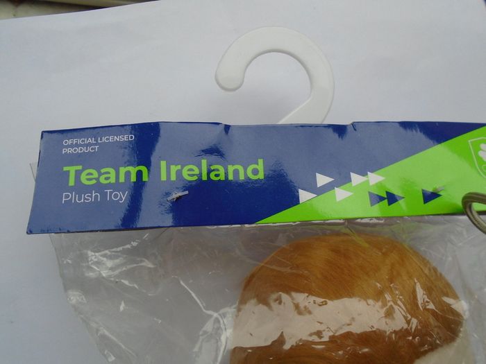 Plush toy, new, Team Ireland plush toy. Collectables.