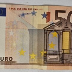 Ireland 2002 T Series 50 Euro Banknote
