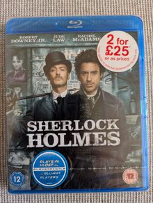 Sherlock Holmes Blu-ray Robert Downey Jr Jude Law - New Sealed