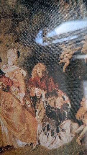 Antoine Watteau Framed Prints Love in the Country Cythera Pair Vintage
