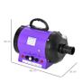 2800W Dog Hair Dryer, Pet Dryer, Dog Blaster Dryer with 3 Nozzles, Purple Image 2