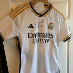 Real Madrid 25/26 Jersey signed by Luis Figo. SMALL