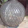Antique Glass Bottle, Double Bellied, Double Bubble Image 3
