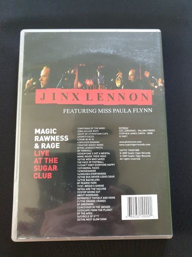 Jinx Lennon 2009 DVD Magic Rawness and Rage Live at the Sugar Club Paula Flynn