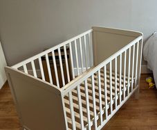 Baby Cot / Crib, Baby Elegance Elle, Stone (120x60cm)