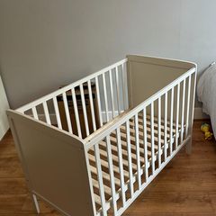 Baby Cot / Crib, Baby Elegance Elle, Stone (120x60cm)