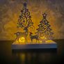 Christmas Forest Silhouette  LED Tealight Only Image 5
