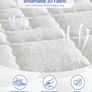 Memory Foam & Pocket Sprung 9 Zone Orthopedic Support, Breathable Cover, Motion Isolation,Medium Firm,Edge Support 135x190x24cm Image 3