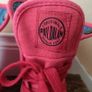 Casual Sport Style Red Denim Ankle boots,size 39 Image 6