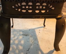 Antique Footman Fireplace Trivet/stool