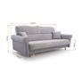 Sofa Bed LOFT 3 Free Delivery Image 4