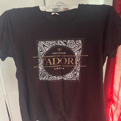Black J'adore Pep&Co top size UK16/18 EU44/46 Postage included