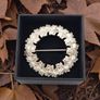 Vintage Silver Leaf Wreath Brooch Image 10