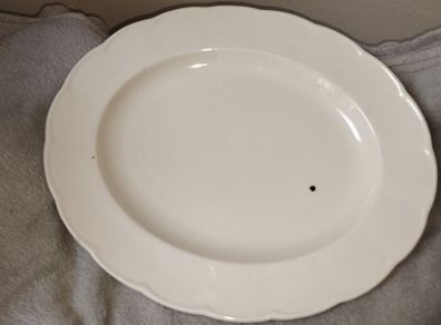 Vintage white serving Platter