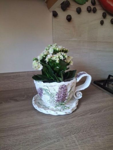 Handmade newspaper basket