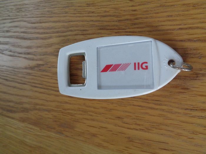 IIG Key Ring and Bottle Opener for Sale