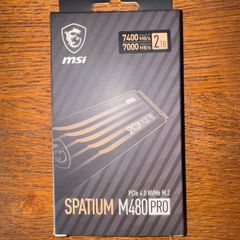 Msi Spatium M480 Pro Pcie 4.0 Nvme M.2 2tb
